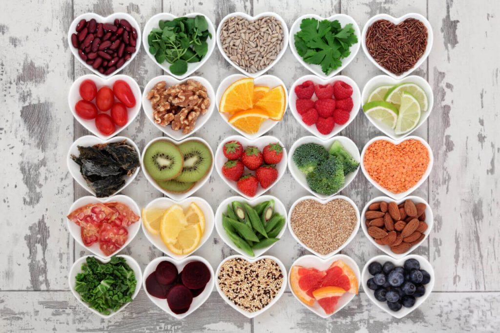 Delená strava, Vitamíny na otehotnenie zo zeleniny ovocia a zdravej stravy