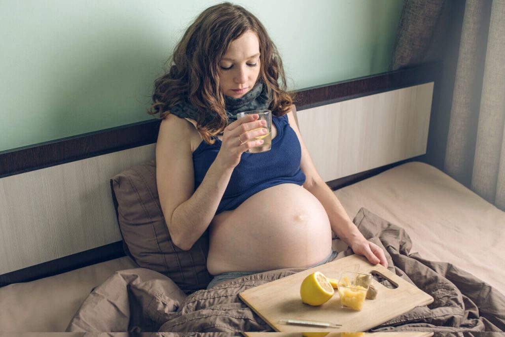 Nachlazení a chřipka v těhotenství
