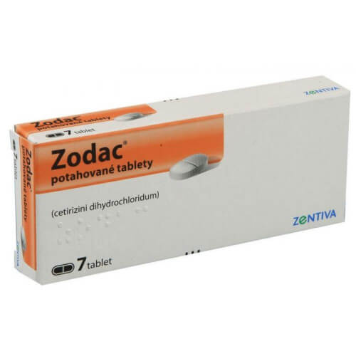 zodac 7x10mg tablety