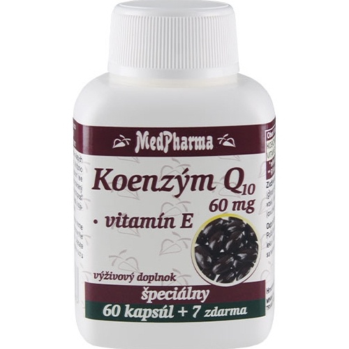 Koenzým Q10 60 mg + Vitamín E